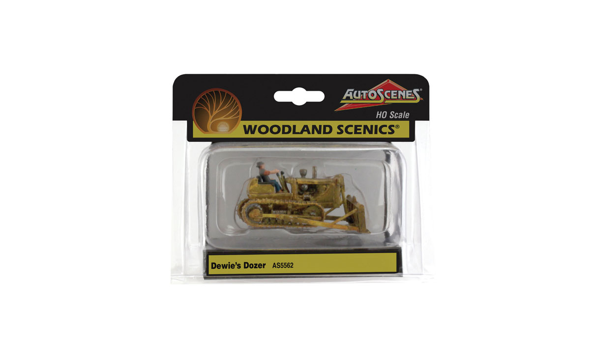 Dewie's Dozer - HO Scale - Knock down an old building to rebuild, or clear timber to plant crops