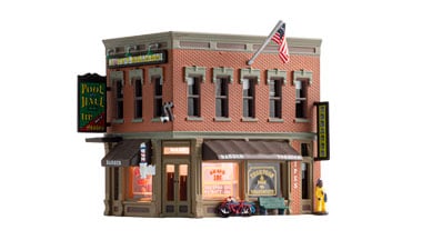 Details about   WOODLAND SCENICS BUILT & READY CLYDE & DALE'S BARREL FACTORY N SCALE BUILDING 