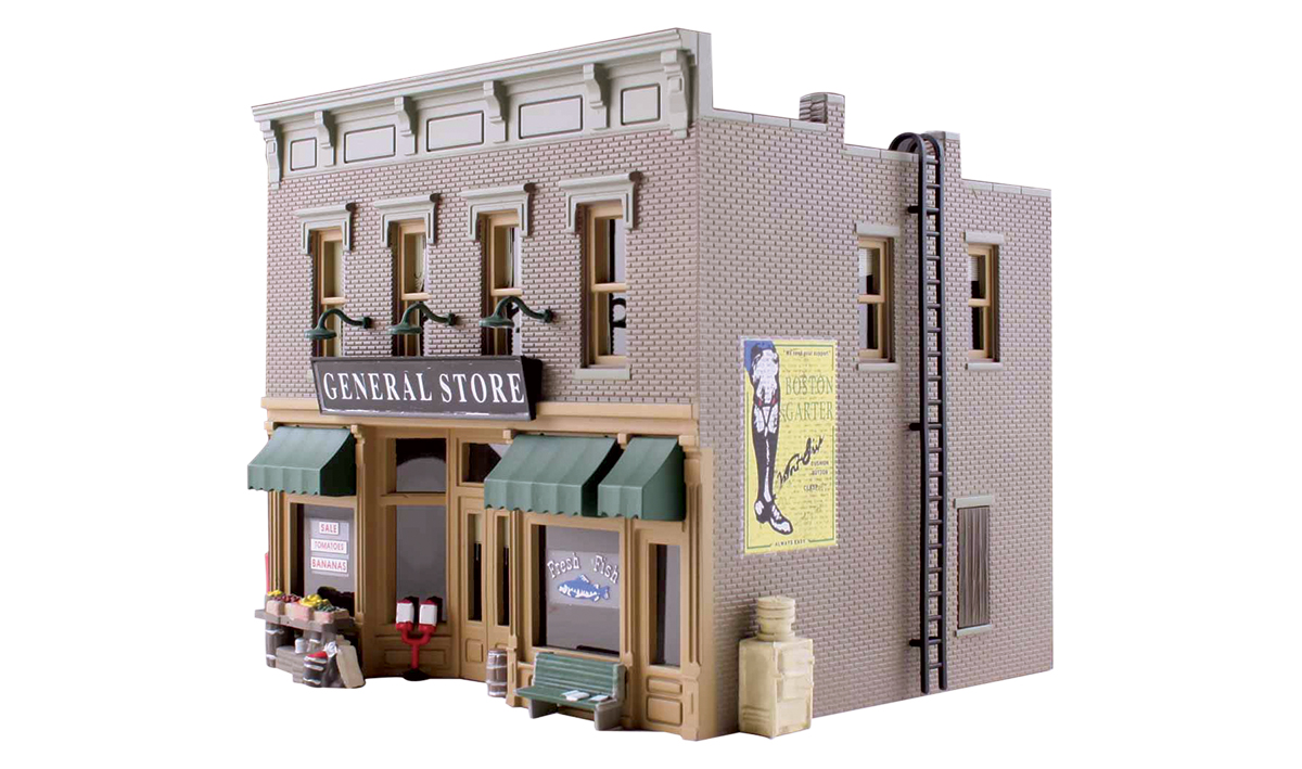 Lubener's General Store - N Scale - Every layout needs a general store - the social hub of early-day, rural America