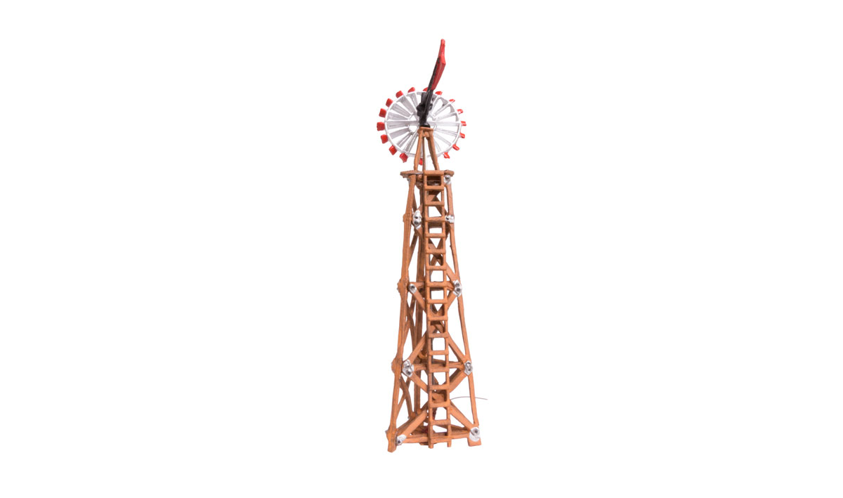 Windmill - N Scale - This well-kept Windmill indicates someone is investing in the property