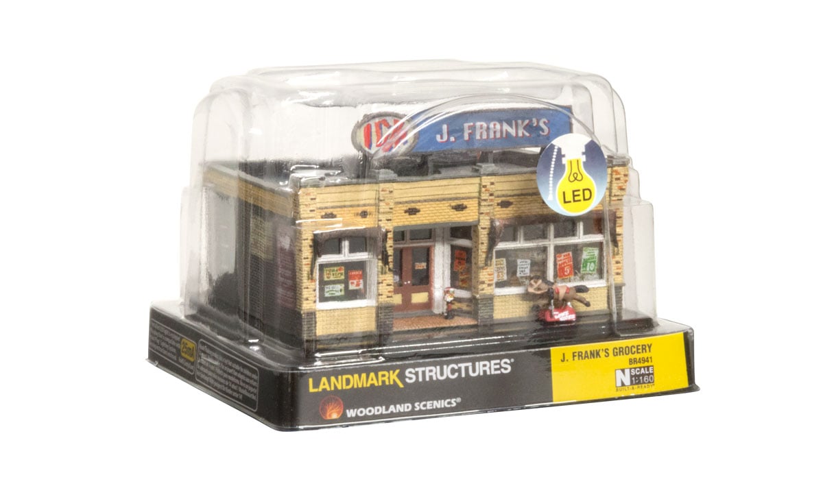 Woodland Scenics N Scale Br4941 J Frank's IGA Grocery for sale online 