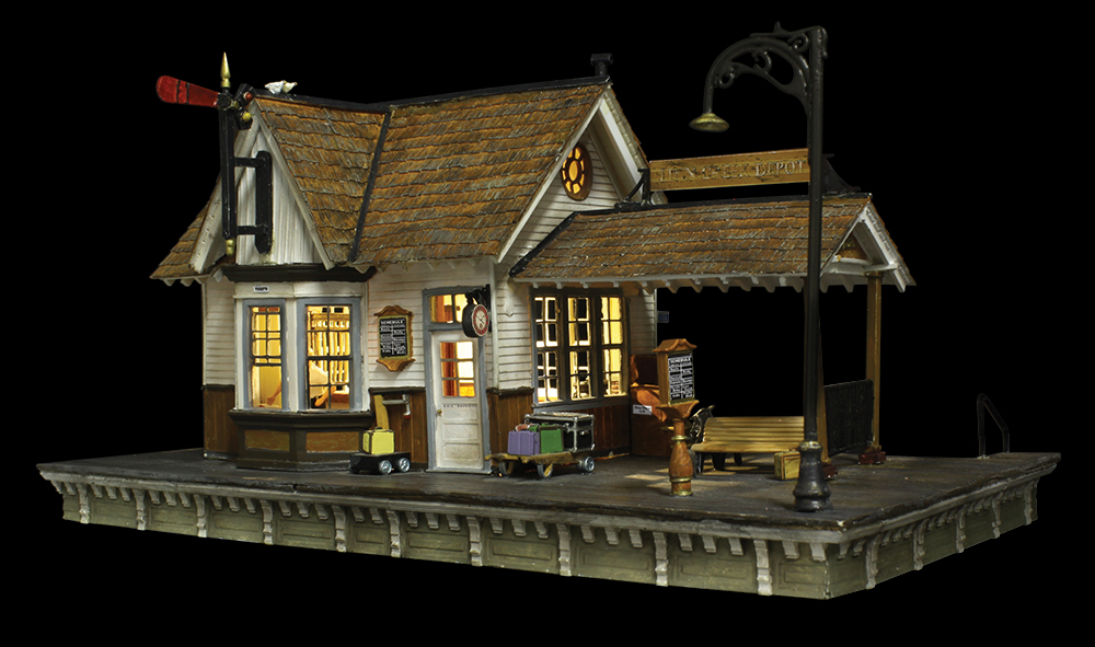 The Depot - N Scale - The Depot is a classic whistle stop depot suitable for any layout