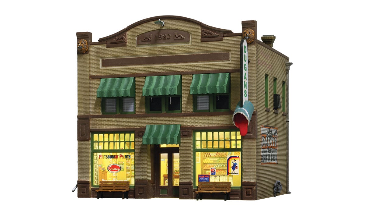 Dugan's Paint Store - N Scale - Color your layout's world with Dugan's Paint Store