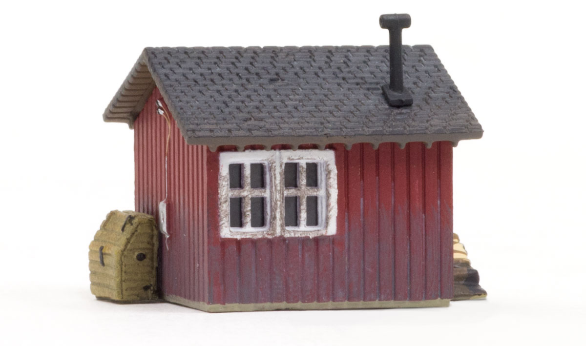 Work Shed - N Scale - The original 'man cave' was a work shed just like this one