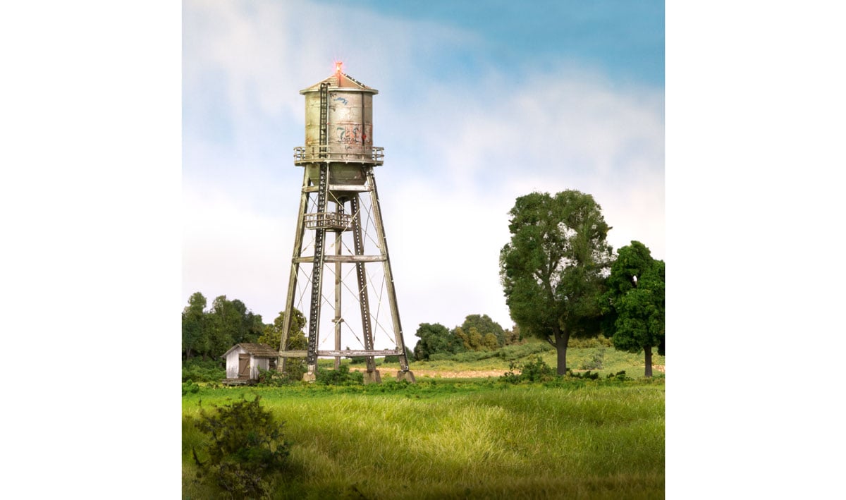 Rustic Water Tower - N Scale - Clean water is a natural resource that is vital to everyday life