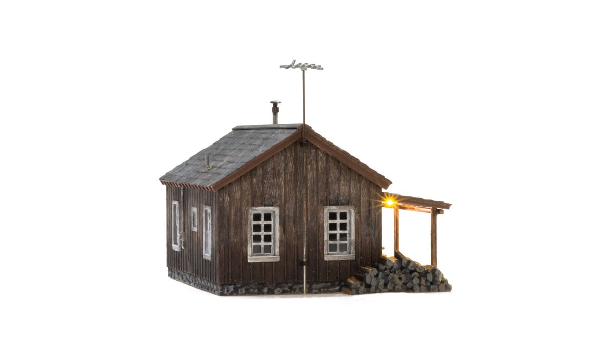 thumbnail image 2 of Woodland Scenics BR4961 Cozy Cabin – N Scale (1:160) Painted Model Kit 2 of 5