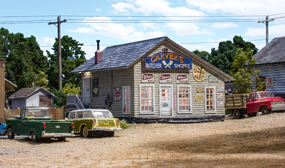Carver's Butcher Shoppe - N Scale