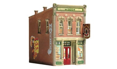 Woodland Scenics Letters & Parcels Post Office Kit - O Scale Built & Ready Model