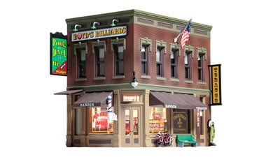 Woodland Scenics BR5054 Theater - HO Scale (1:87) Painted Model Building