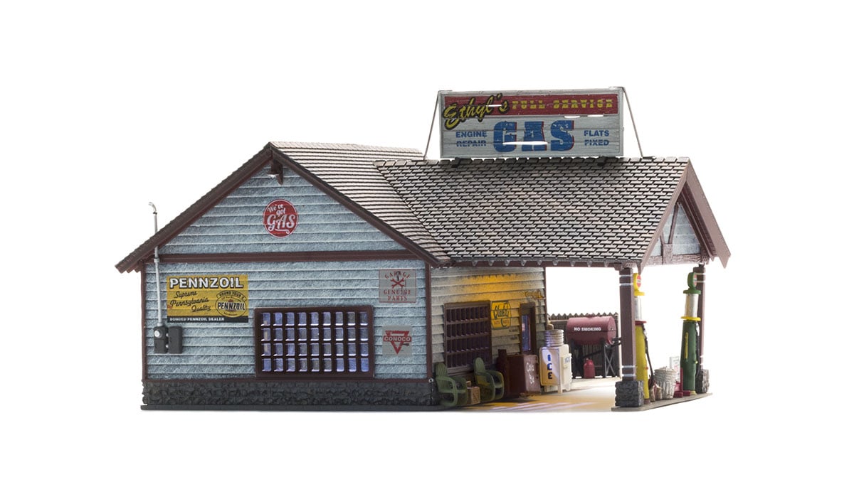 Ethyl's Gas & Service - HO Scale