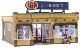 J. Frank's Grocery - HO Scale - Woodland Scenics