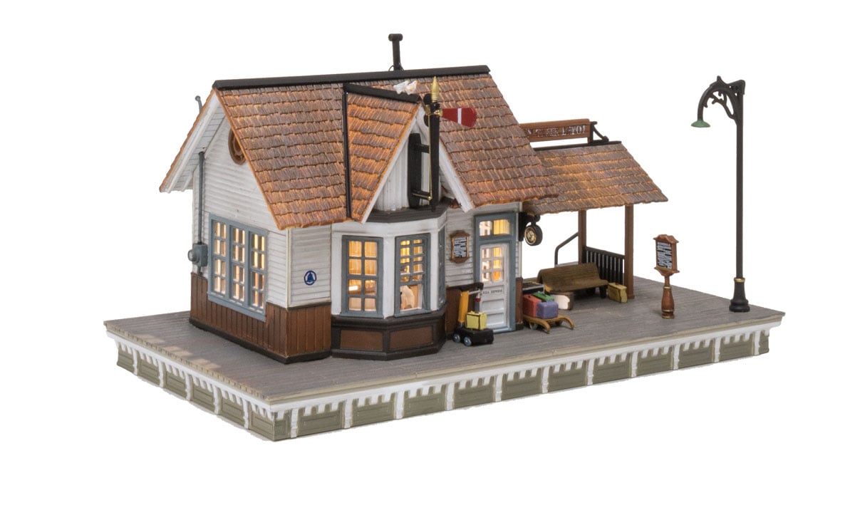 The Depot - HO Scale - The Depot is a classic whistle stop depot suitable for any layout