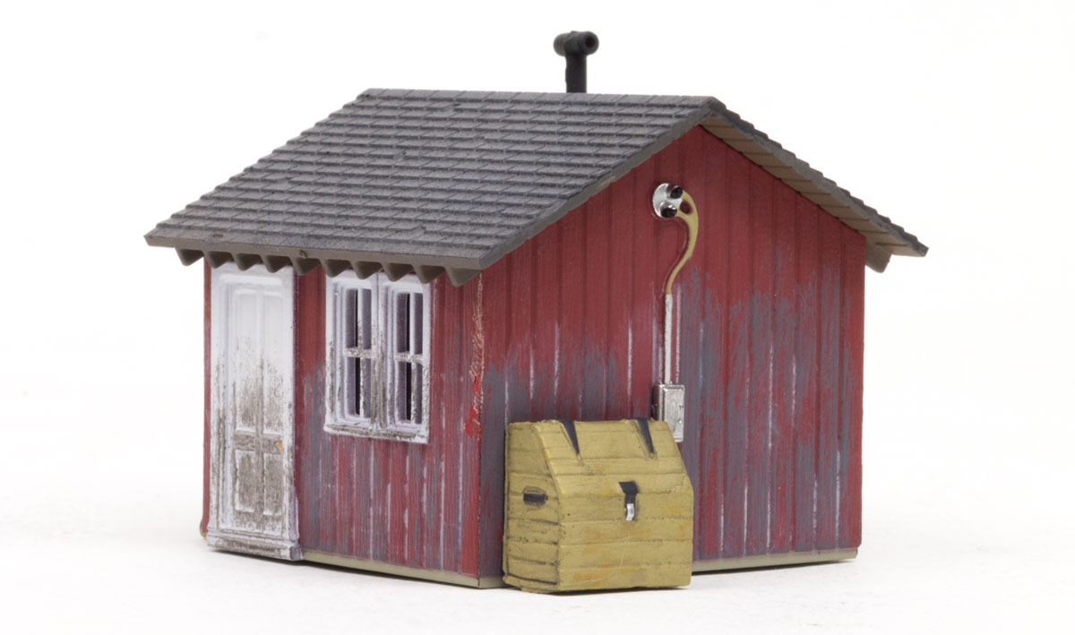Osborn Models 1115 HO Scale Small Backyard Tool Shed with Tools Building Kit 