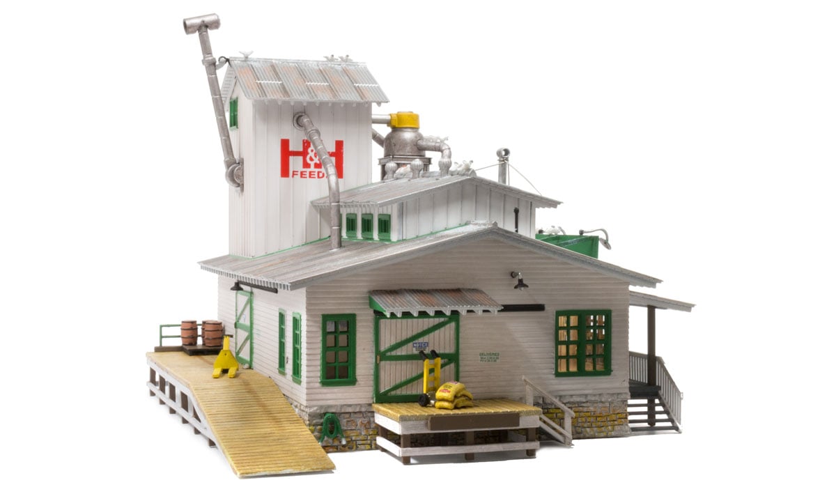 H&H Feed Mill - HO Scale