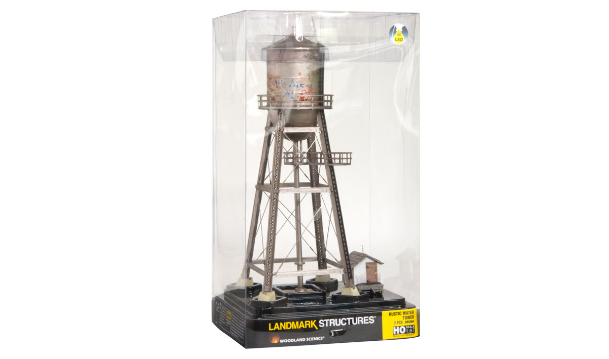 Rustic Water Tower - HO Scale - Clean water is a natural resource that is vital to everyday life