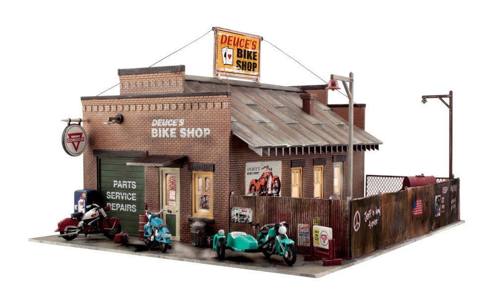 Deuce's Bike Shop - O Scale