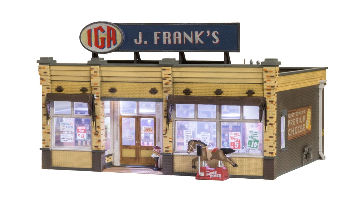 Frank's IGA Grocery for sale online Woodland Scenics N Scale Br4941 J 