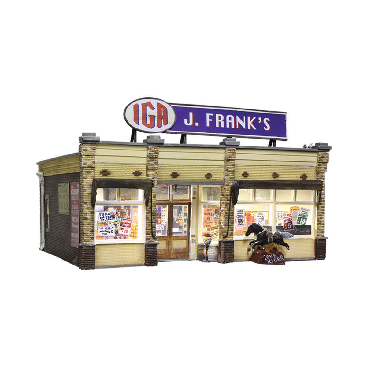 Frank's IGA Grocery for sale online Woodland Scenics N Scale Br4941 J 