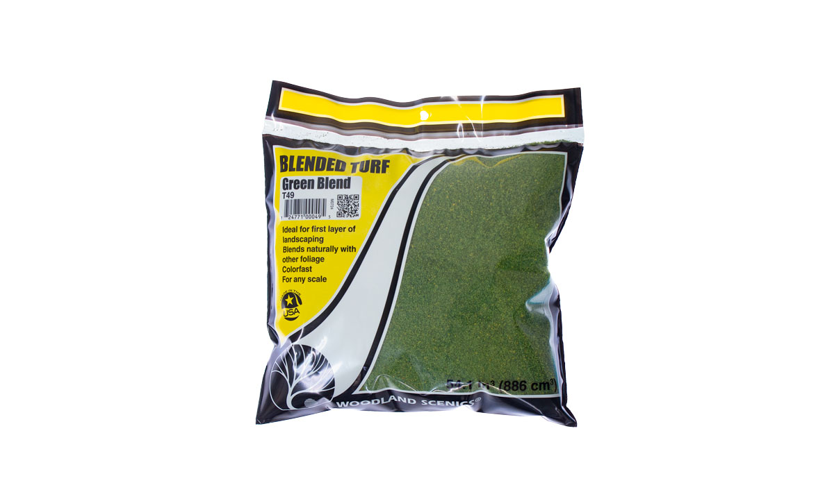 Green Blend - Use Green Blend Blended Turf as a lush green base covering over pigmented terrain