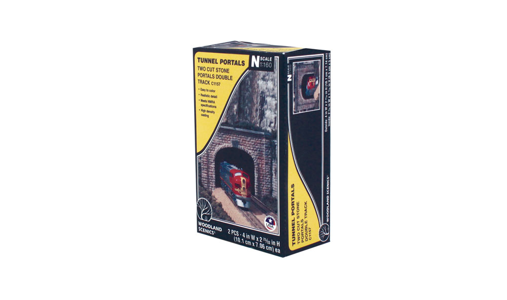 WOODLAND SCENICS C1267 O Tunnel Portal Cut Stone
