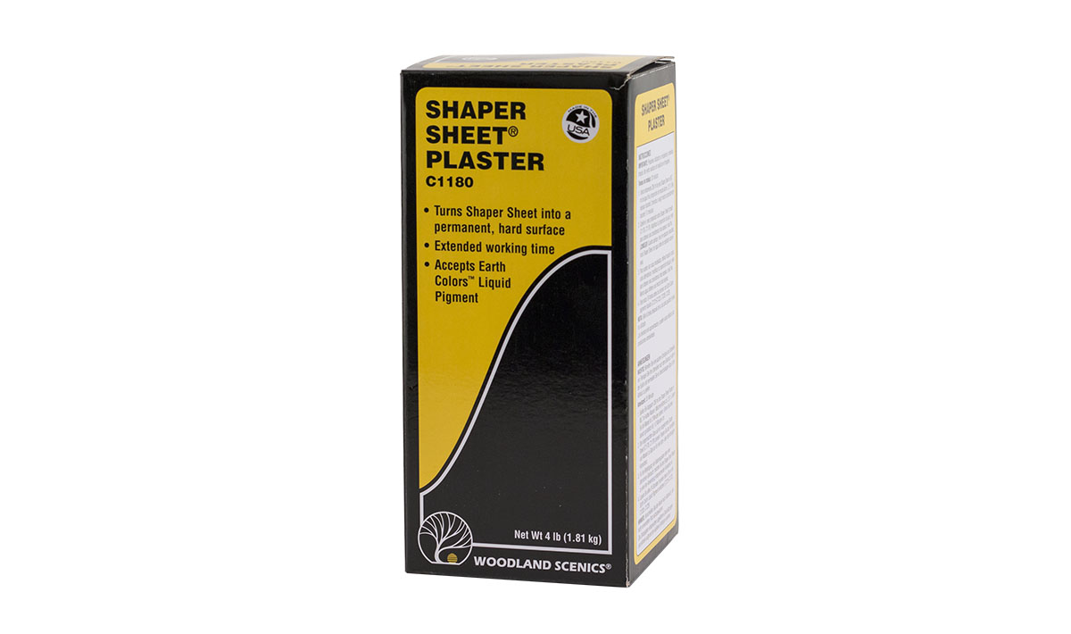 Shaper Sheet<sup>®</sup>* Plaster - Shaper Sheet Plaster offers an extended working time and bonds with Shaper Sheet to form a permanent, hard surface