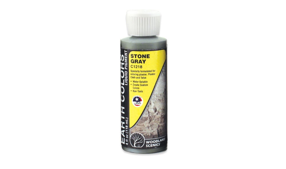 Stone Gray - Specially formulated for adding color to Plaster Cloth, Flex Paste&trade;, foam, wood, plaster and papier mache terrain models