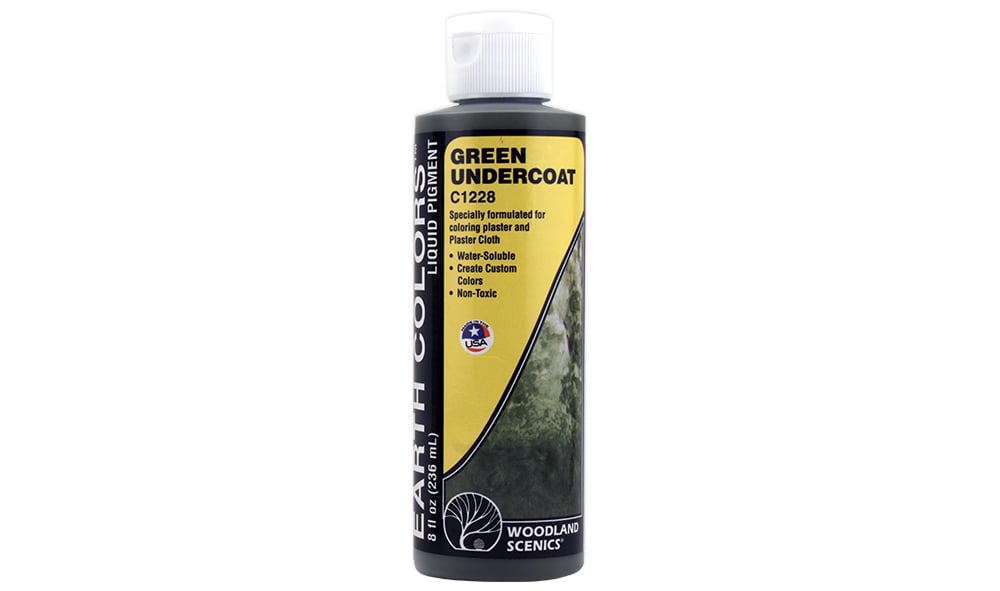 Green Undercoat  - Use to create a green terrain base for fields, prairies, mountains, hills or any other soft, landscape