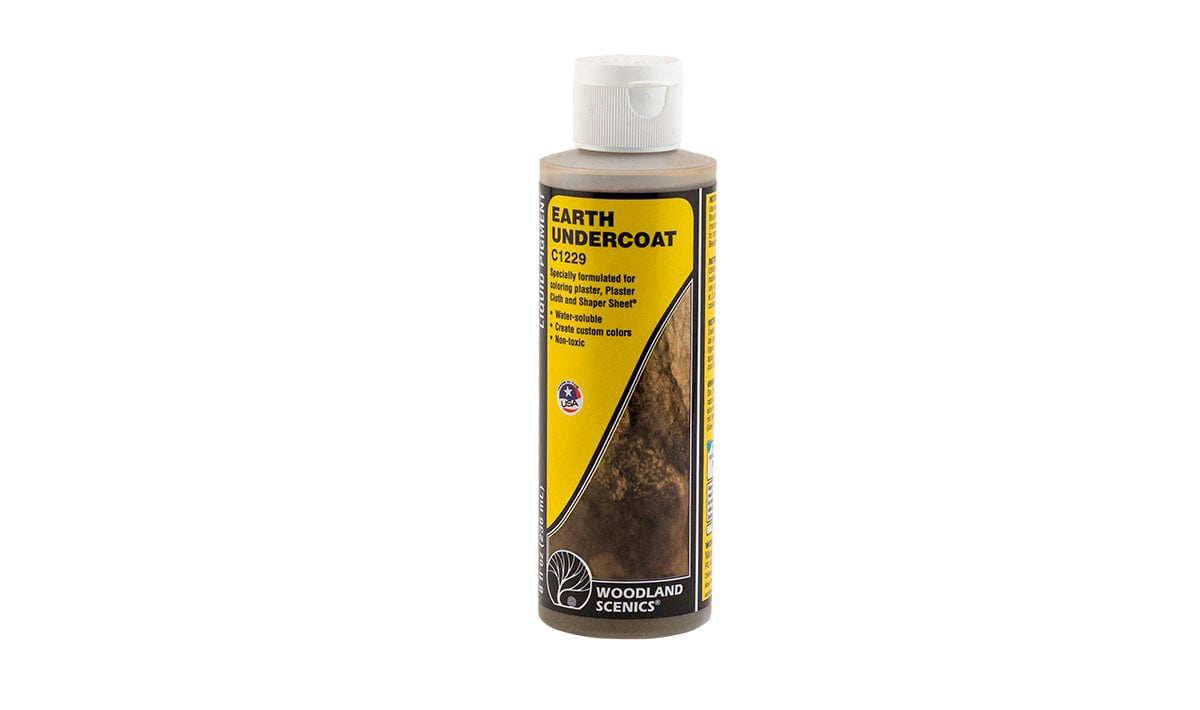 Earth Undercoat  - Use to create a brown/green terrain base for fields, prairies, mountains, hills or any other soft, earth-tone landscape
