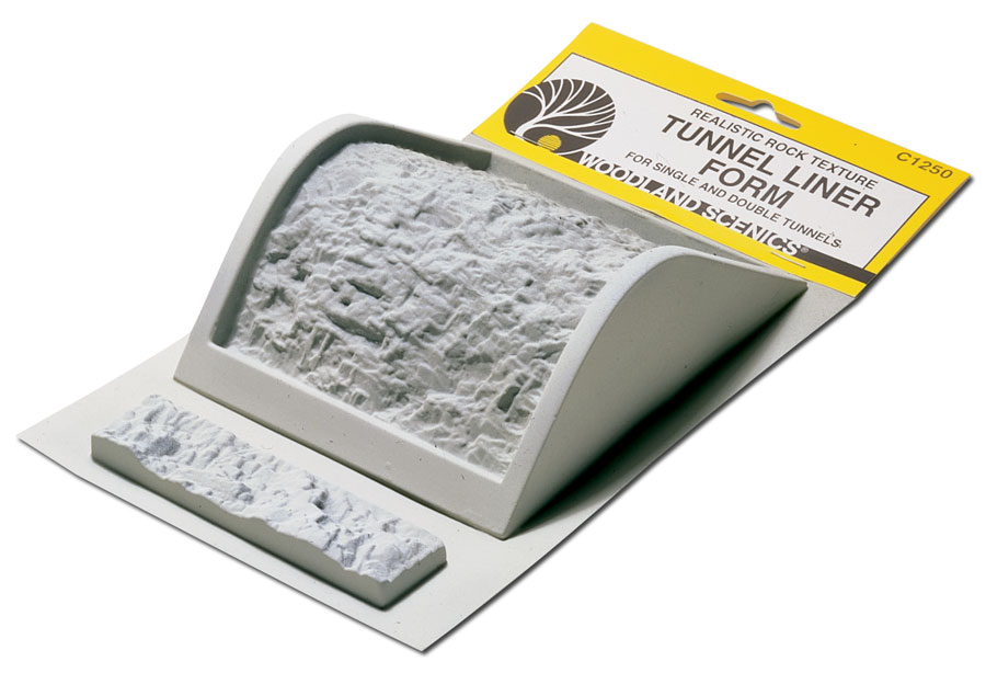 Tunnel Liner Form - This innovative mold is ideal for casting realistic rock walls and ceilings for scale tunnels on your pike