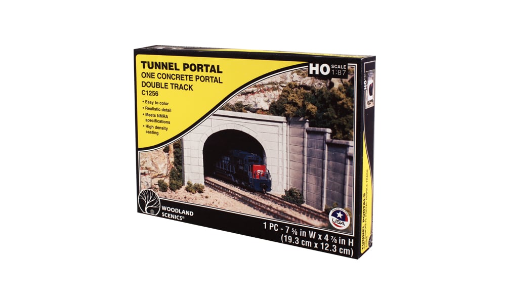Details about   4266 Double Track Tunnel Portal HO Scale Ornate Concrete 1935 