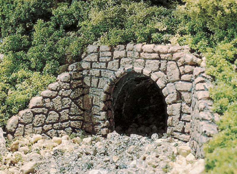 Random Stone Culvert - HO Scale - Use Earth Colors&trade; Liquid Pigment to detail Culverts in your choice of colors