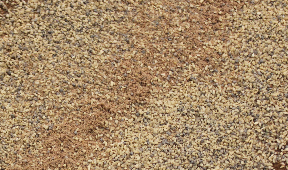 Gravel Buff Coarse - Gravel is sized to model gravel roads more realistically
