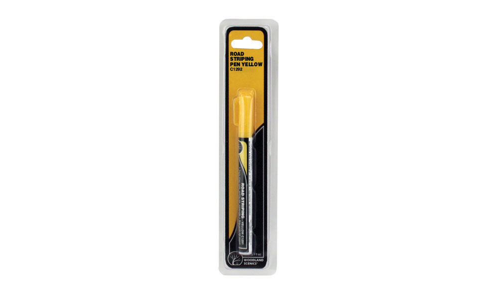 Road Striping Pen - Yellow - Easily stripe roads, parking lots, crosswalks and other paved areas