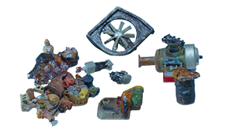 thumbnail image 2 of Woodland Scenics A1852 OO/HO Scale Junk Yard Scrap Pack - 10 Pieces 2 of 4