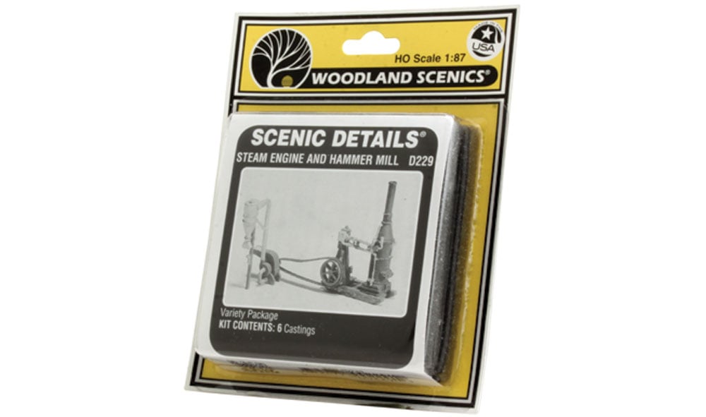 Steam Engine Hammer Model Railroad Building kit Woodland Scenics D229 Mini-Scene