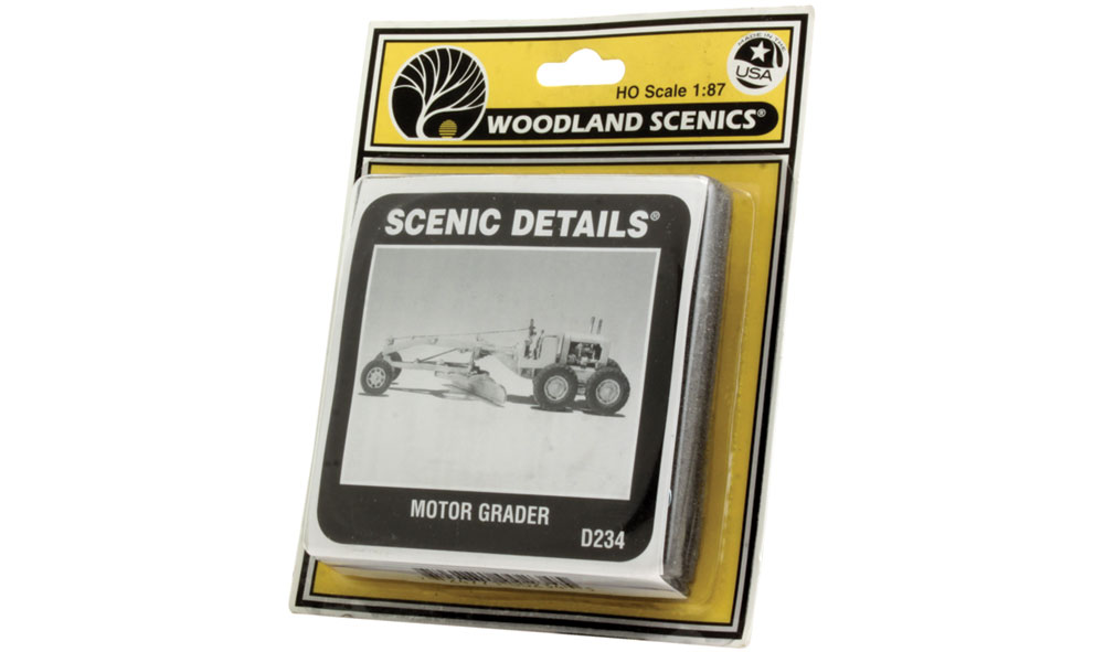Motor Grader HO Scale Kit - Old county roads are the perfect place to set this vehicle on your layout