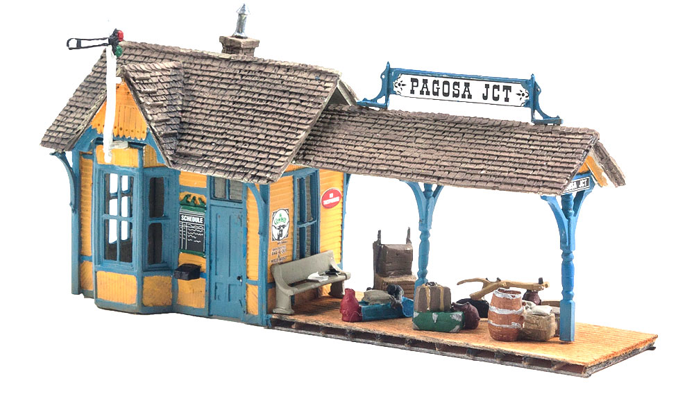 Flag Depot HO Scale Kit - Pagosa Junction is the name, and picking up passengers and supplies is the game