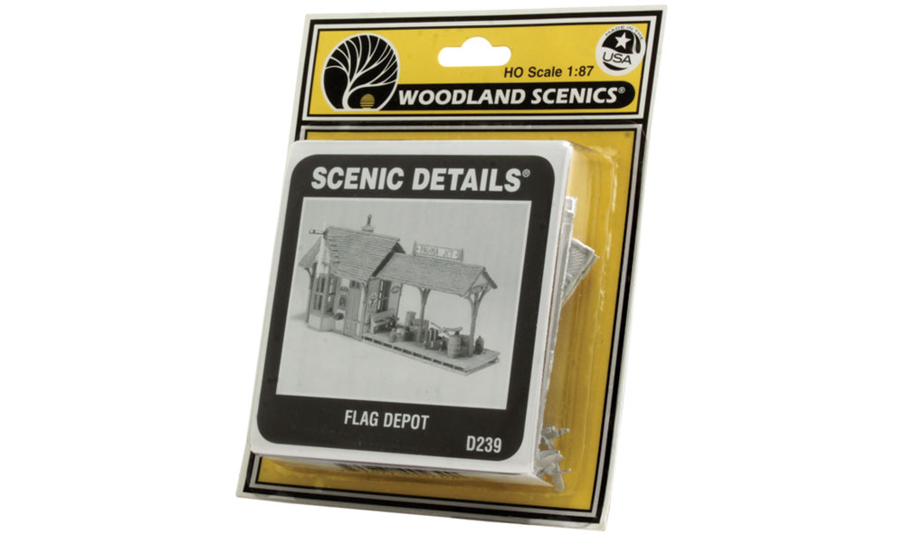 Flag Depot HO Scale Kit - Pagosa Junction is the name, and picking up passengers and supplies is the game