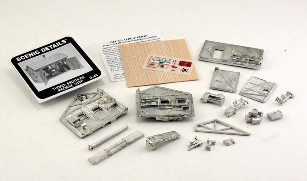 Tucker Brothers Machine Shop HO Scale Kit - Tucker Brothers have stepped out for lunch, but they&rsquo;re still open