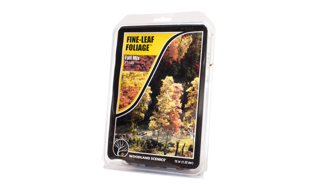 Fine-Leaf Foliage<sup>™</sup> Fall Mix - Use to model Fall foliage on bushes, shrubs and trees