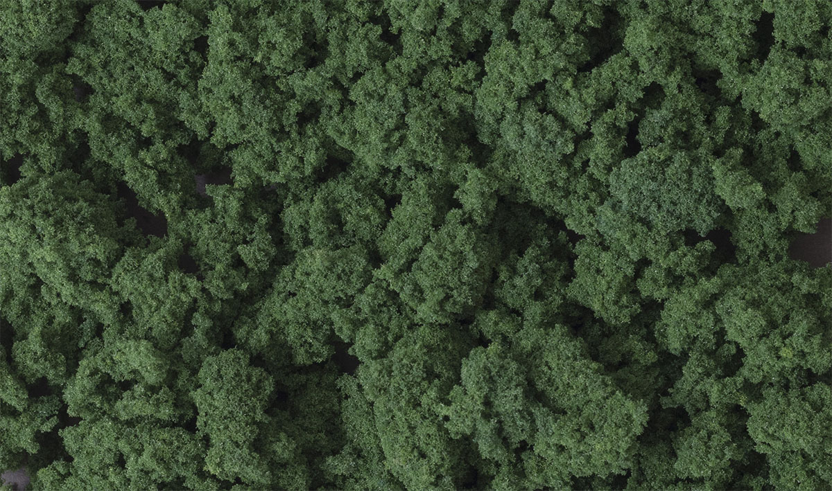Woodland Scenics FC184 N/HO Clump Foliage Dark Green Train Scenery 