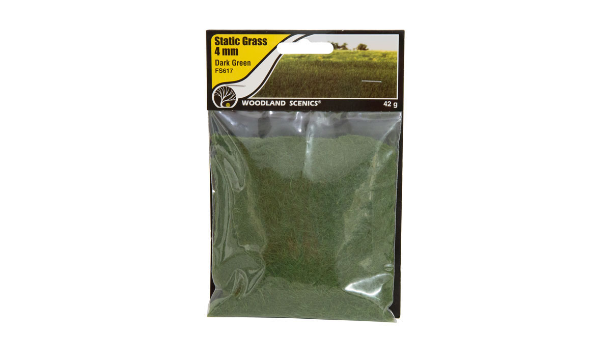 Dark Green 4mm Woodland Scenics FS617 Static Grass 