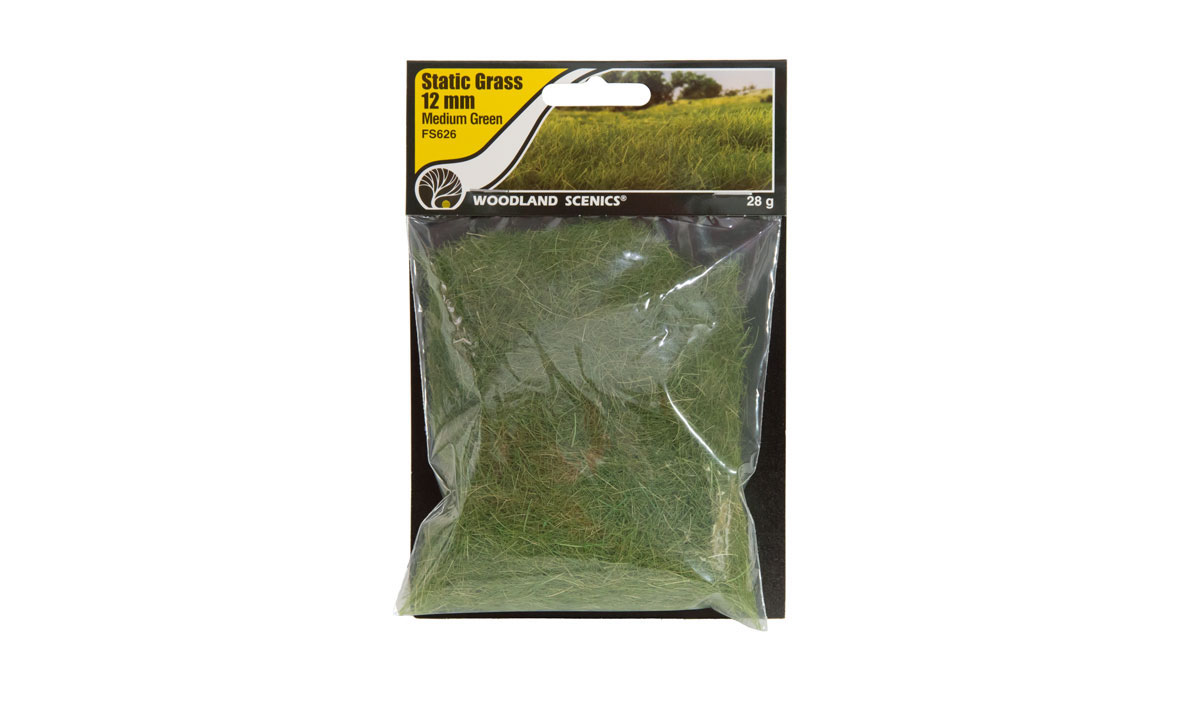 Static Grass - 12mm Medium Green Static Grass - 12mm Medium Green