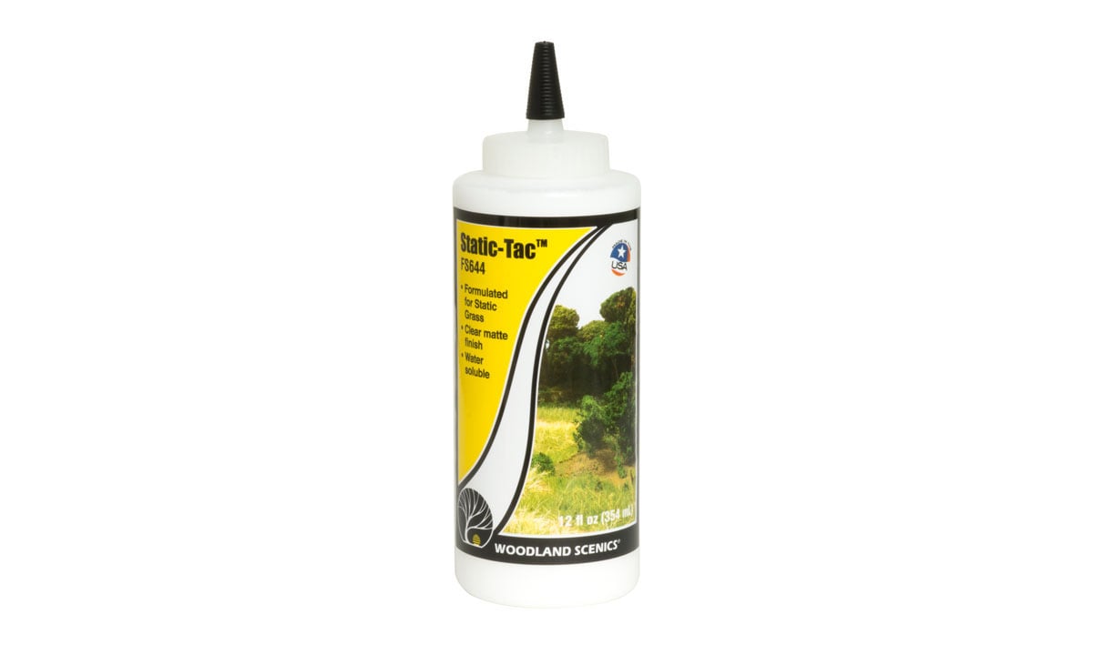 Static-Tac® - Static-Tac is specially formulated and has the right viscosity for adhering Static Grass and Briar Patch