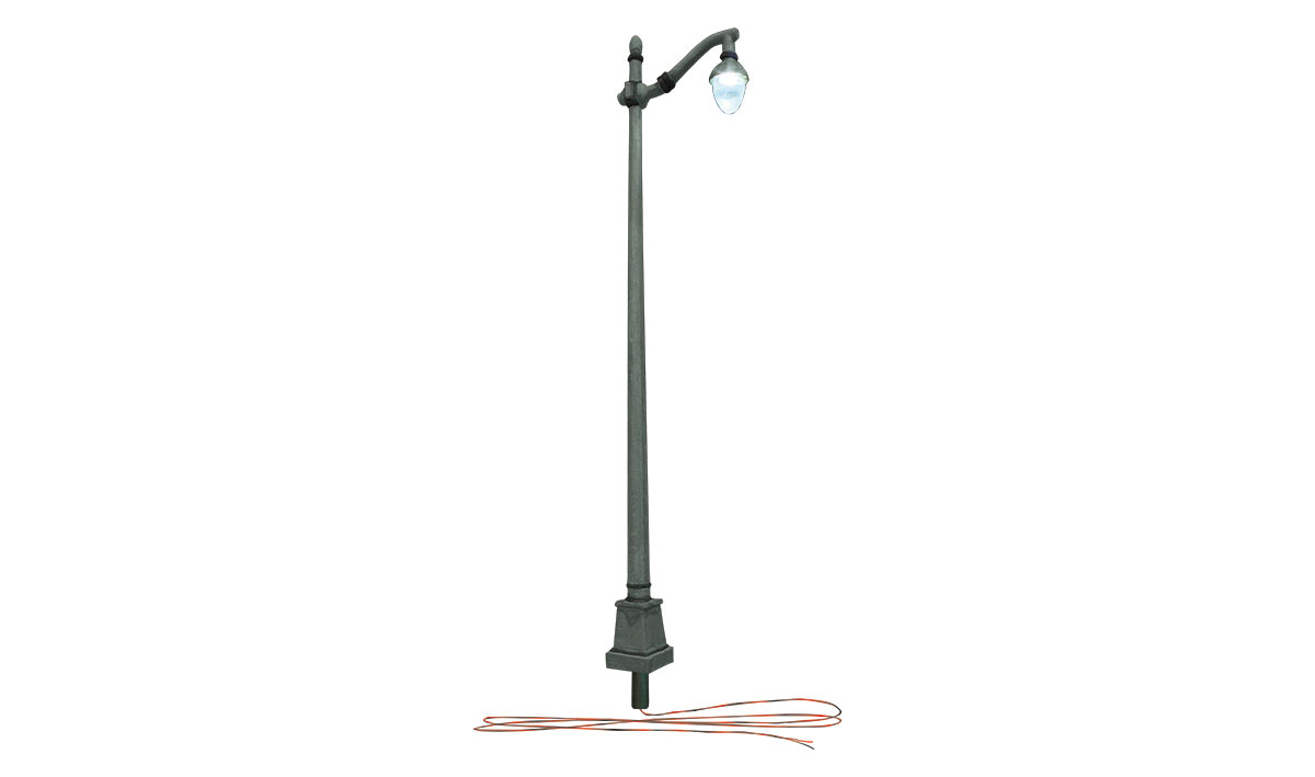 Arched Cast Iron Street Lights - HO Scale - Use to light city streets, sidewalks, downtown areas, parks, bridges and more
