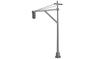 Mast Arm Traffic Lights - HO Scale - Woodland Scenics