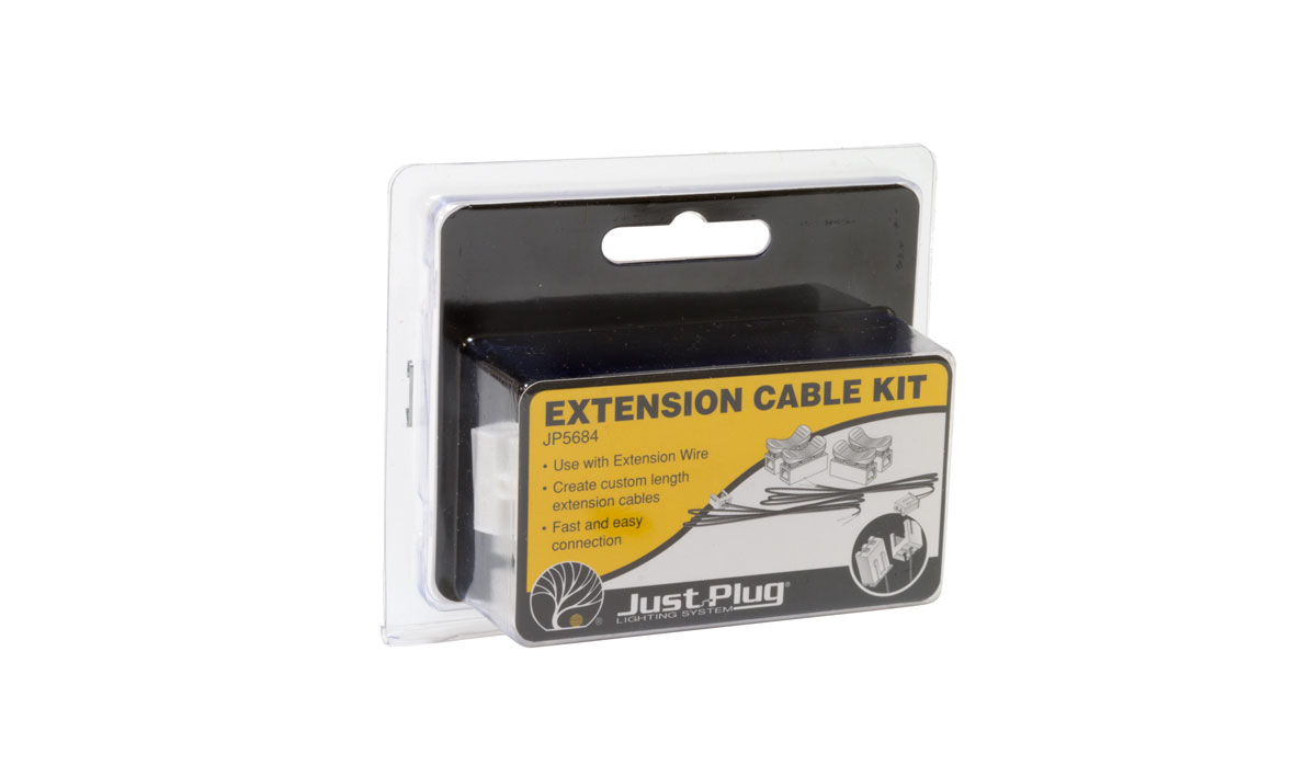 Extension Cable Kit - Use with Extension Wire to create custom lengths of Just Plug Cables