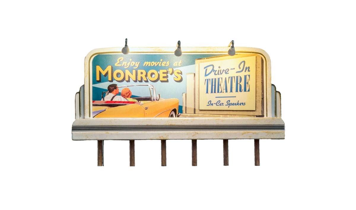 Monroe's Drive-In - HO Scale