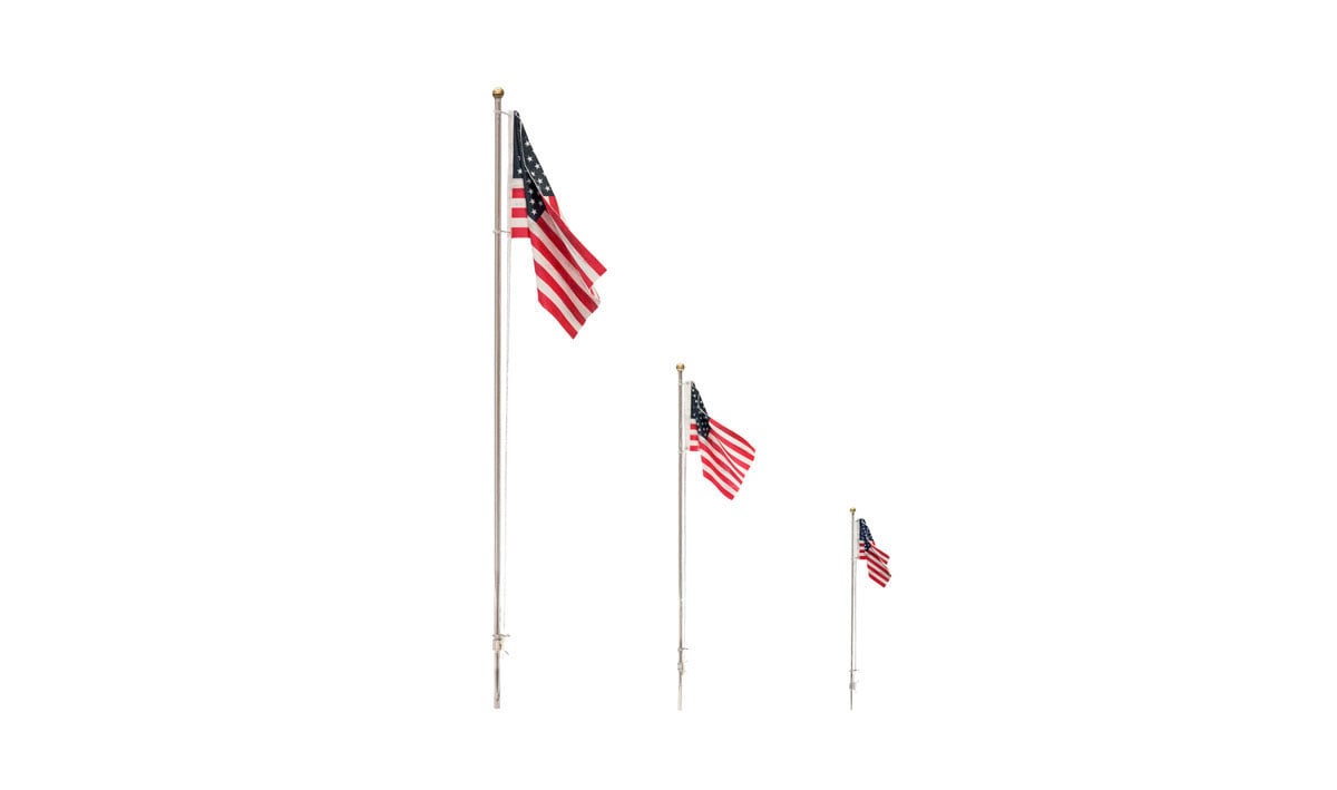 US Flag - Pole - Show off your patriotism with Old Glory waving in the wind