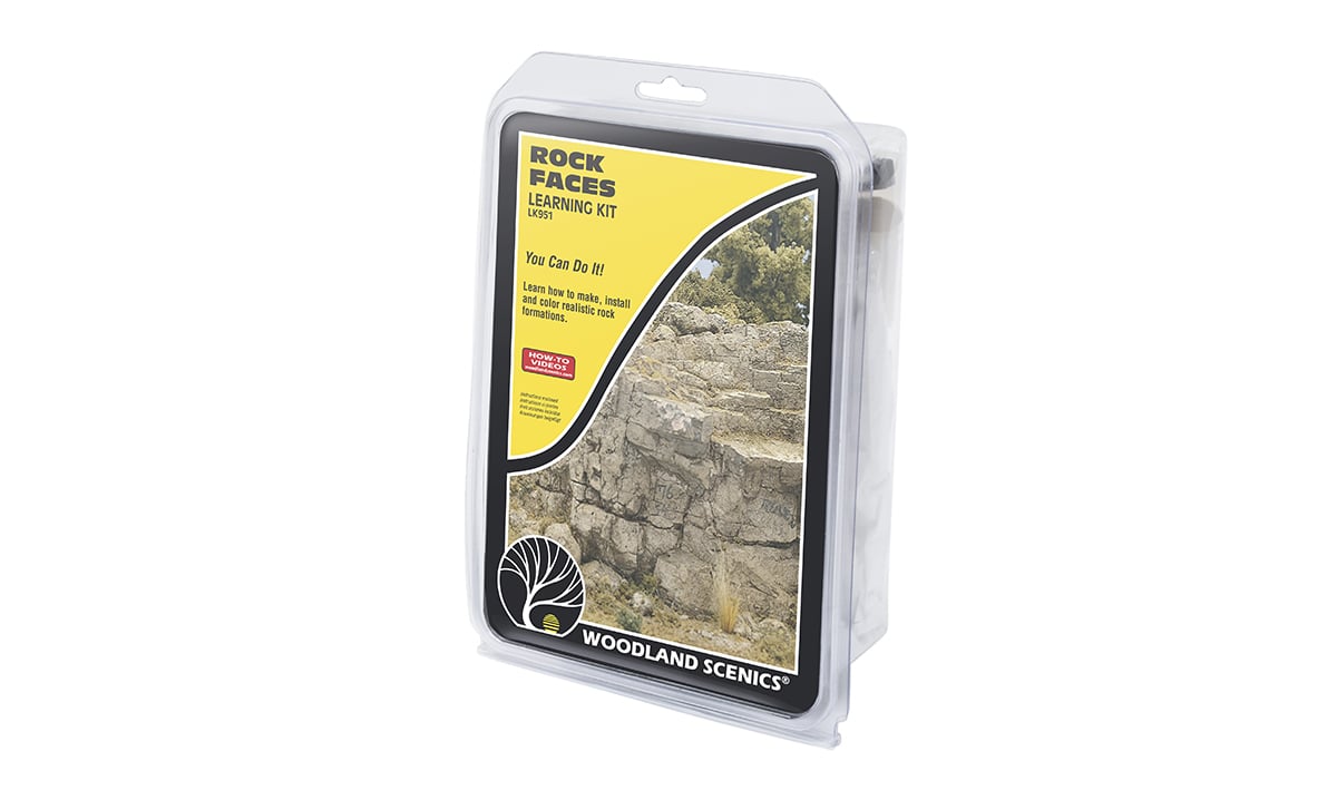 Rock Faces Learning Kit - Learn to make, install and color realistic rock formations